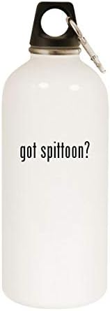 Proizvodi Molandra dobili su spittoon? - 20oz boca od nehrđajućeg čelika bijele vode s karabinom, bijelom bojom