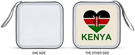 LJUBAV Kenija CD Case Plastični DVD novčanik Nosač za prijenosni organi organizator za pohranu za automatsko putovanje