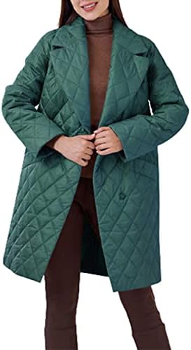 Ženska pakirana jakna za notar lagana lagana jakna na puffer Mid-duljina otvorena prednja zima kaputi kardigan