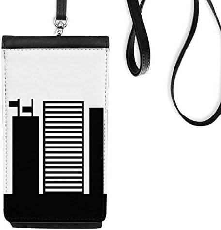 Australija Landmark Sydney Opera Kuća Outline Telefon novčanik torbica Viseće mobilne torbice Crni džep