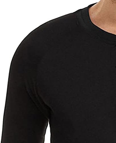 Jeke-dg Flannel majice Dvo rukave majica s dugim rukavima Sport plus veličina vrhova dugmeta Crewneck ovratnik pulover prevelike odjeću
