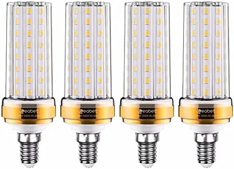 E12 LED sijalica sa Kandelabrom,20w toplo bijele 3000k LED sijalice sa svijećama,dekorativna svjetla za lustere,unutrašnja rasvjeta