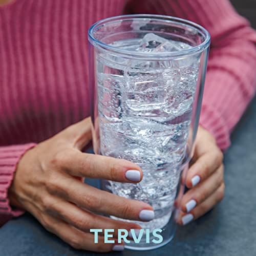 Tervis Peacock Tumbler sa omotom i tirkiznim poklopcem 24oz, Clear