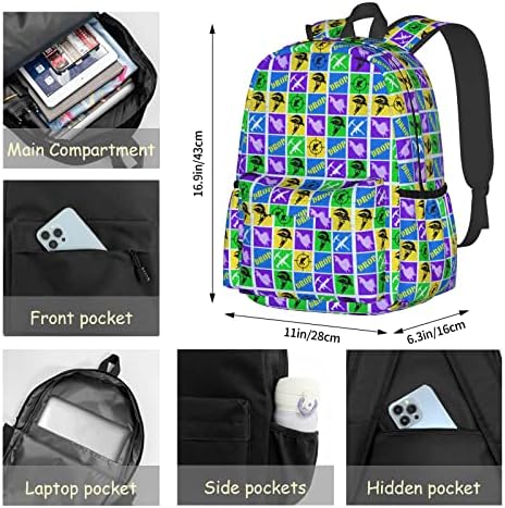 Ruksak Zoseny Boys za školski vodootporni ruksak za djecu - izdržljiv koledge casual dan za muškarce za žene poklone
