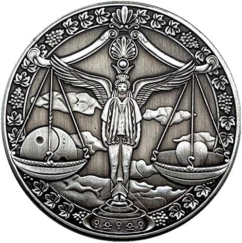 Niue Twelve Constellation bakreni nikl srebrni novčić reljefne Vaga Ljubav Komemorativni novčić Želja ljubav Angel Coin coin Coin