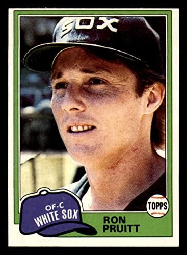 Baseball MLB 1981 TOPPS 442 RON PRUITT WHITE SOX