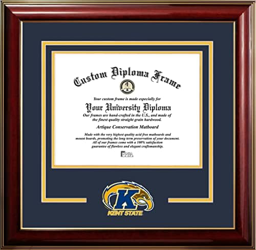 Slike kampusa Kent State University 11w x 8.5 h klasični duh Logo okvir diplome