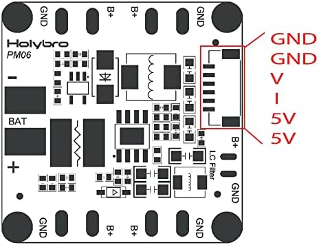 HolyBro Pm06 V2.0 Micro Power modul - 10s W / UBEC VL senzor