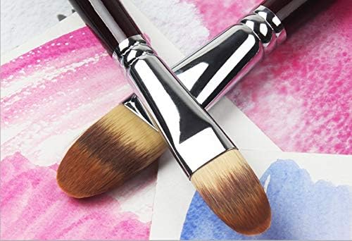 JRDHGRK 12kom / Set četke za boje različiti Variet modeli najlonska kosa drveni stub za akvarel ulje akrilno slikarstvo crtanje umjetničke