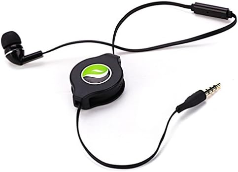 Premium crne uvlačenje mono slušalice za jednokratnu slušalice za verizon Motorola droid maxx- verizon motorola droid maxx 2- verizon