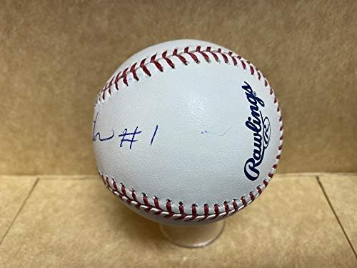 Bob Bailor Mets / Dodgers potpisali su autogramirani M.L. Baseball w / coa