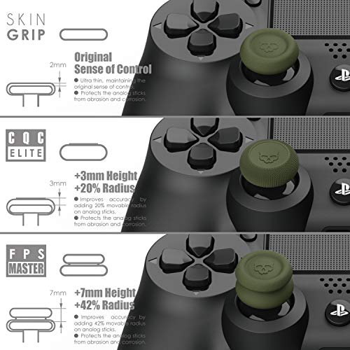 Lobanja & Co. Skin, CQC i FPS set držača za palac kapa za džojstik Analogna kapa za štap za Nintendo Switch Pro kontroler & PS4 /