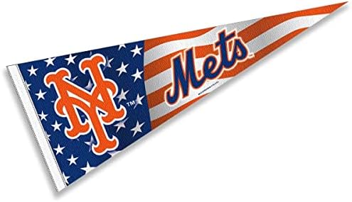 Mets Nation USA zvijezde i pruge zastavi za zastavu u punoj veličini