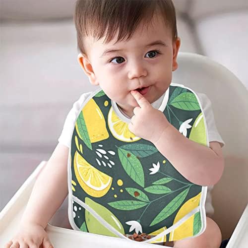 Emelivor Limons Sažetak Art Baby Bibs za dječaka Dječja hranjelica za hranjenje Bibs Vodootporni mali toddler Bibs za jelo djevojke