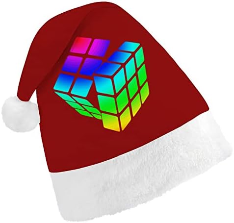 Magic Tie Dye Cube Logo Božić kape Bulk odrasle kape Božić šešir za odmor Božić potrepštine