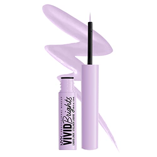 NYX PROFESSIONAL MAKEUP Vivid Brights Liquid Liner, olovka za oči otporna na razmaze sa preciznim vrhom - lila Pink