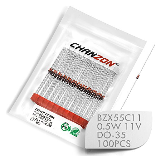 Chancon Bzx55C11 Zener Dioda 0,5W 11V Do-35 aksijalne diode 0,5 W 11 Volt