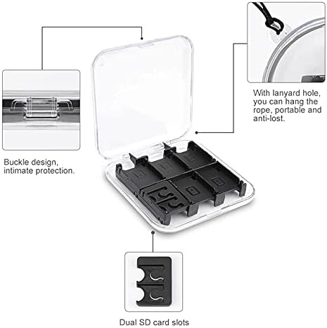 Snow Leopard Skin Game Card Storage Case Hard Protective Organizer Box Za Nintendo Switch