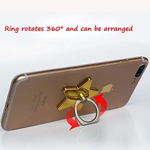 Baba 360° Hook Univerzalni Prst Ljepljivi Držač Silver Star Metalnog Prstena Držač Nosača Za Tablet Pametnog Telefona