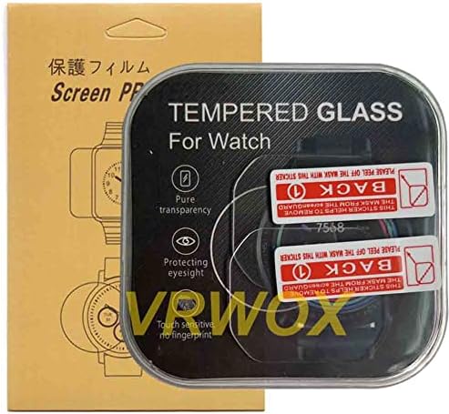 VRWOX [2-kom] za GBD-200 zaštitu ekrana za sat, 2.5 D zaobljene ivice 9H Premium Zaštita ekrana od pravog kaljenog stakla protiv ogrebotina,