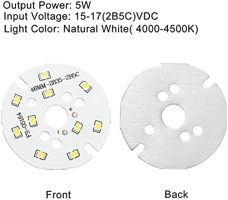 MECCANIXITY COB LED light Perla 5w 120lm 4000-4500K 48mm 15-17vdc sijalica za uštedu energije za zamjenu reflektora prirodna bijela