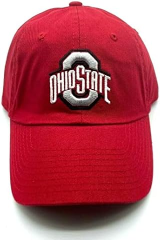 Ohio Državni bukeke šešir čisti navlaku podesivi crveni šešir w / pin