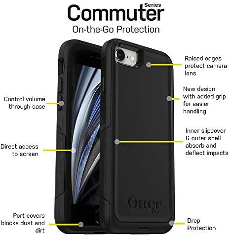 OtterBox iphone se 3rd i 2. gen, iPhone 8 i iPhone 7 Commuter serija serije - indigo put, tanak i tvrd, džepni, sa zaštitom od luka