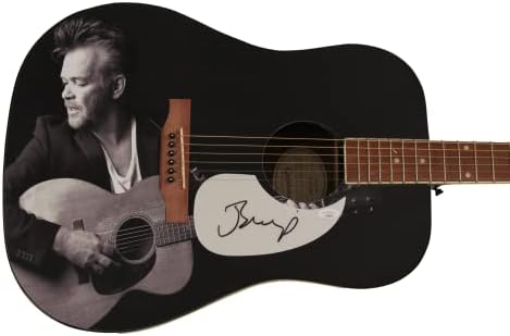 JOHN COUGAR MELLENCAMP POTPISAO AUTOGRAM PUNE VELIČINE OBIČAJ JEDINSTVEN 1/1 GIBSON EPIPHONE AKUSTIČNA GITARA CCCCCC W/ JAMES SPENCE