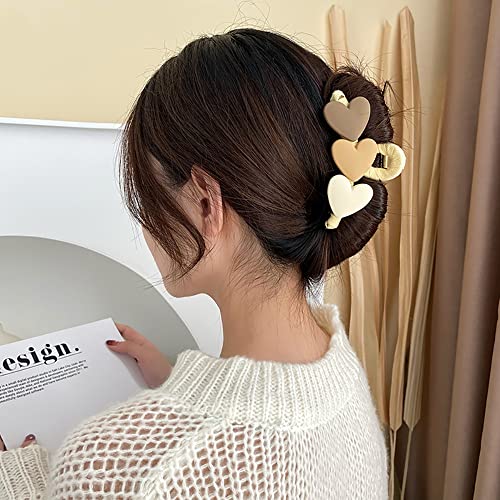 Akrilne kandže za kosu rakova Koreja slatki oblik srca kopče za kosu za žene djevojke kupka za kosu kandža čip ukosnice kandža rakova