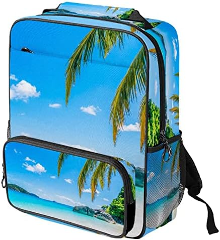 VBFOFBV PUTOVANJE ruksaka, ruksak za prijenos za žene muškarci, modni ruksak, krajolik ljetna plaža Ocean Coconut drveće