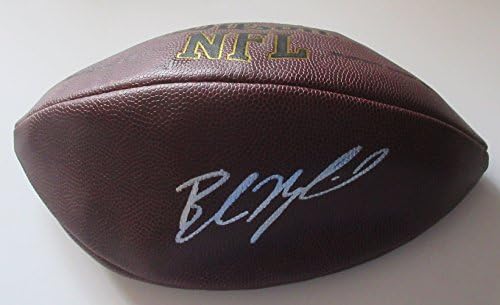 Baker Mayfield Autographied Wilson NFL Fudbal W / Dook, Slika Baker potpisivanje za nas, Oklahoma prije, Heisman Trophy 2017, top