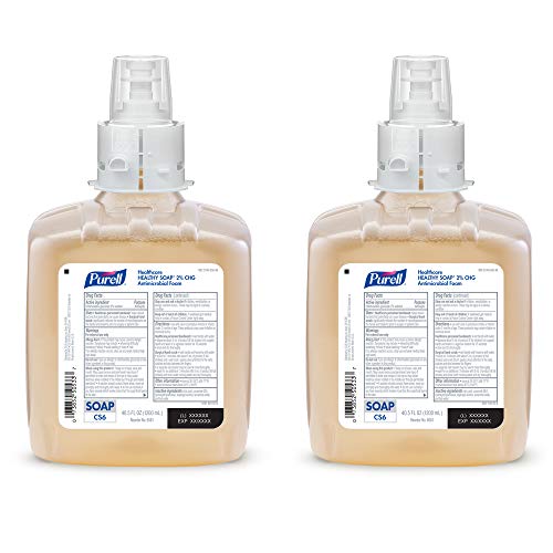 Purell Healthcare Healthy Sapuap 2% CHG antimikrobna pjena, 1200 ml punjenje za purell cs6 sapun sa sapun bez touch - 6581-02 - Proizvođač