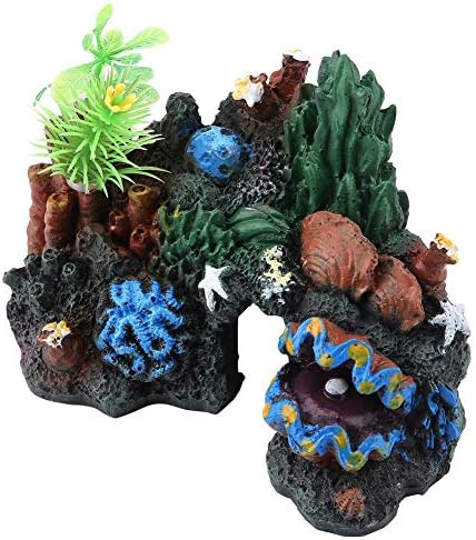 Zerodis Šareni umjetni morski koralj reef ukras ukras od kapuljastih ukrasa vodeni minijature Pejzaž za rezervoar za ribu Aquarium