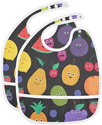 Emelivor Voits BERRIES Baby Bibs za dječake Dječja djevojka Hranjenje Bibs Vodootporni Toddler Bibs za djevojke Dječji dječaci Toddlers