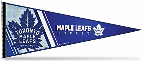 RICO Industries NHL Toronto javorov listovi primarni 12 x 30 mekana pennant - EZ za obješavanje - Početna Dekor