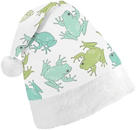 Žaba Božić šešir Santa šešir za unisex odrasle Comfort klasični Božić kapa za Božić Party Holiday