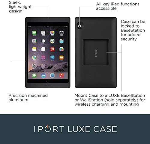 IPORSE LUXE CASE iPad Case i Luxe BaseStation iPad stalak - bijeli - Comppatibible sa iPad 10.2 9. Gen i iPad 10.2 8. gen