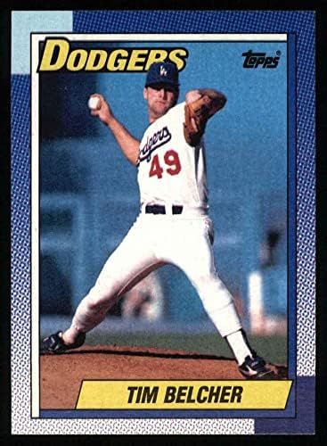 1990. topps 173 Tim Belcher Los Angeles Dodgers NM / MT Dodgers