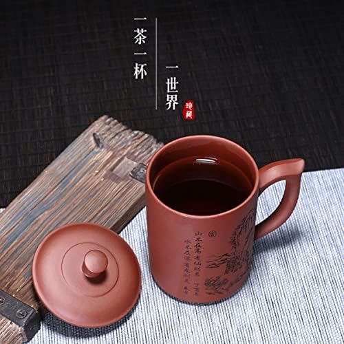 Liang Baobao Yixing ljubičasta pijeska gline čaj čaja 500ml Kineski Zisha teacups ručke torbe za usne
