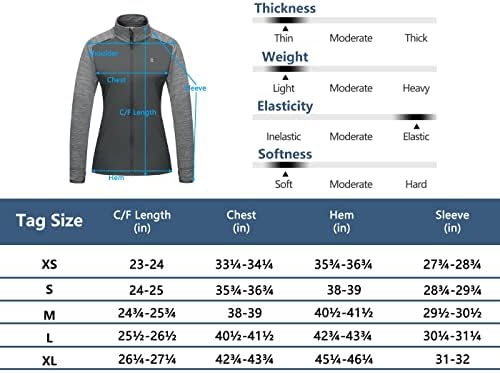 Mali magarac Andy Andy Lightweight Warm Stretch Golf Jacket Full Zip Thermal Hybrid Thumpedla jakna za planinarenje