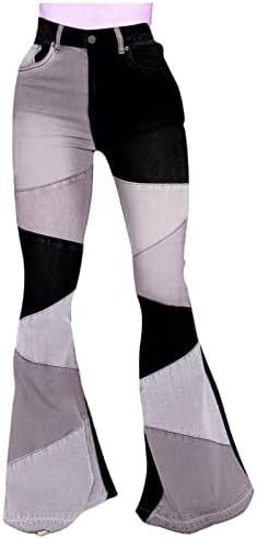 Ženske hlače Blok u boji Zimske hlače High Squist duge hlače Classic Joggers Sport Tanki flare pantalone za patchwork