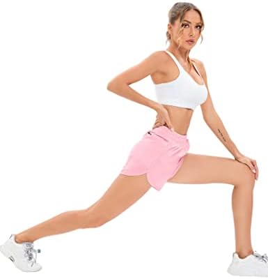 Kojooin Ženske kratke hlače Brze suho vježbanje visokog struka Atletska kratke hlače u teretani sportski joga golf kratke hlače sa