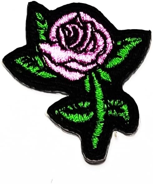 Rareeasy Patch mini ružičasta ruža tako lijepo gvožđe na patch naljepnica ručno izrađene modne zakrpe za vez za odjeću polomični jakne