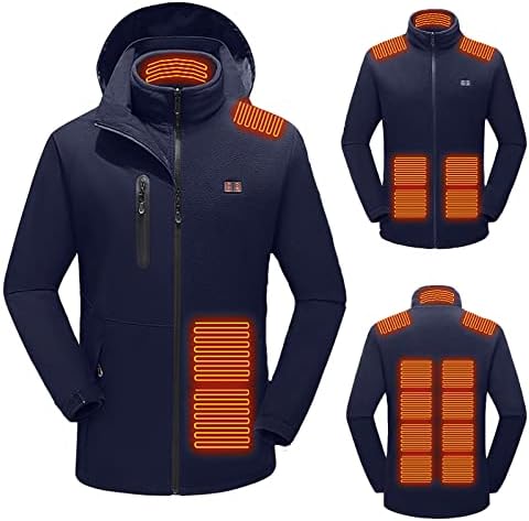 Grijane jakne za muškarce - Unisex 15 Zone grijanja Snow Ski Skijaška jakna Plus veličina Casual Topla zimski termalni kaputi