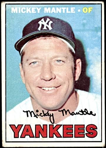 1967. apps 150 Mickey Mantle New York Yankees Dean's Cards 2 - Dobri Yankees