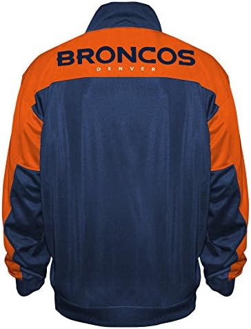 NFL Team Odjeća Muška broncos puna zip tricot jakna