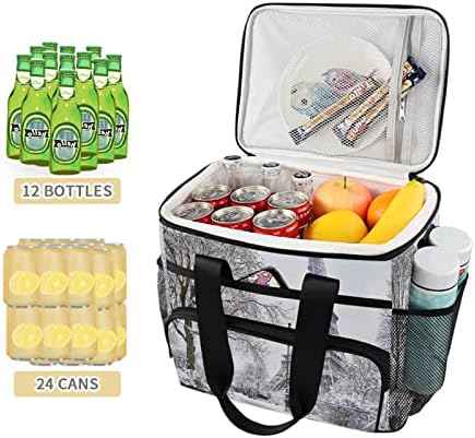 WELLDAY torba za ručak Scenic Ajfelov toranj izolovana hladnjača kutija za ručak za višekratnu upotrebu sa naramenicom za izlet