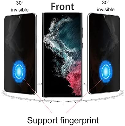 CDFUMY za Samsung Galaxy S23 Ultra Zaštita ekrana za privatnost, sa dodatnim zaštitom ekrana protiv plavog svjetla + filmom za sočiva