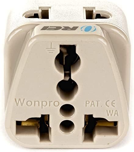 OREI SAD, Japan & amp; više uzemljena univerzalni 2 u 1 Adapter-CE Certified - RoHS Compliant-bijela boja