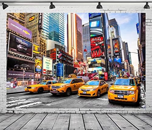 CORFOTO tkanina 10x8ft New York City Time Square pozadina Broadway Street taksi fotografija pozadina grad Cityscape neboder NYC tematska